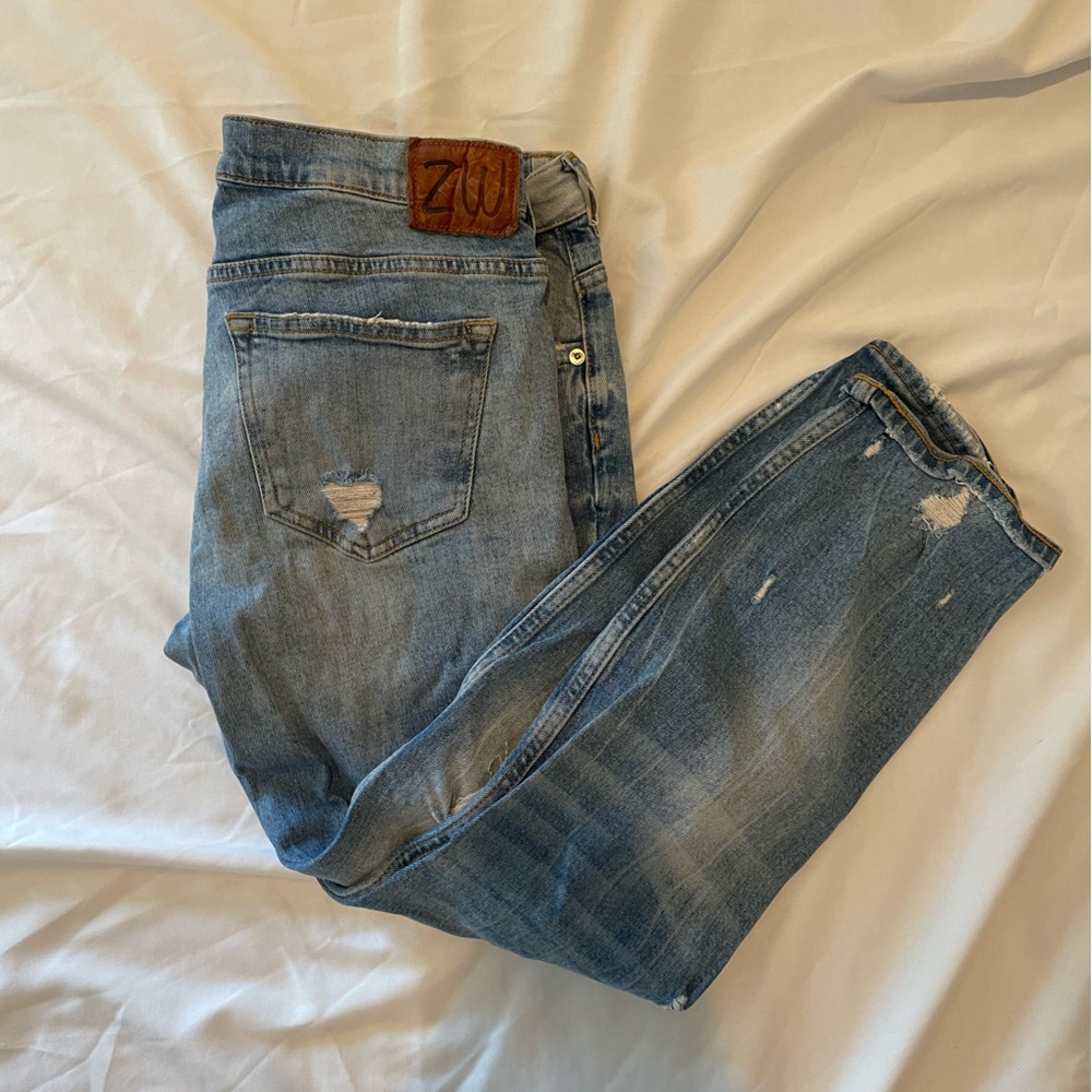 ZARA ripped jeans